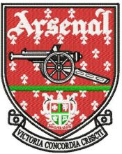 Arsenal logo embroidery design