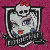 Monster High Embroidery Design for bathroom
