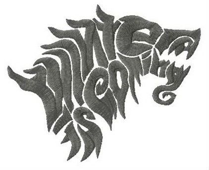 Game of Thrones logo machine embroidery design