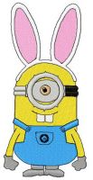 Happy Easter Minion 3 embroidery design