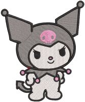 Kuromi embroidery design