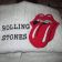 Rolling Stones logo embroidery design on towel