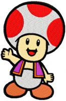 Super Mario Mushroom embroidery design