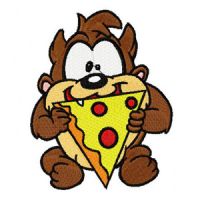 Looney Tunes Taz 2  embroidery design