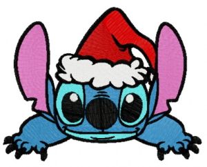 Ho Ho Ho Stitch embroidery design