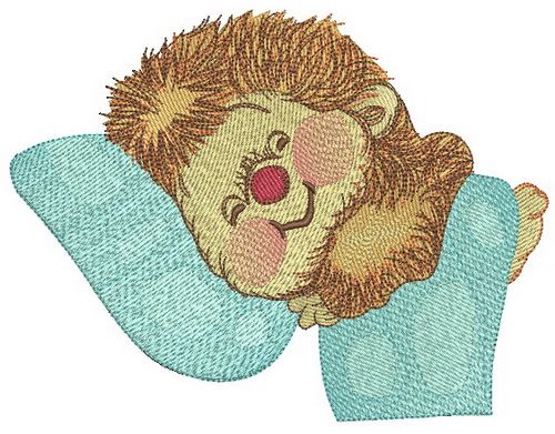 Sweet hedgehog's dreams 2 machine embroidery design