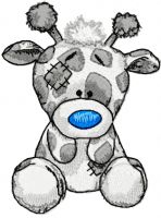 Twiggy Giraffe embroidery design