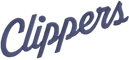 Los Angeles Clippers alternative Jersey Logo embroidery design