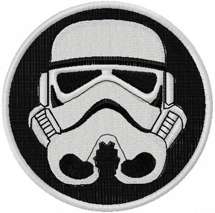 Darth Vader embroidery design 6