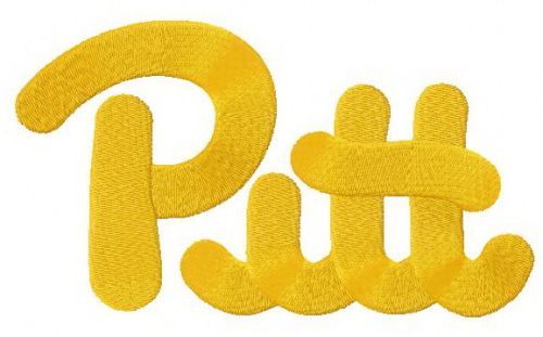 Pittsburgh Panthers logo 2 machine embroidery design