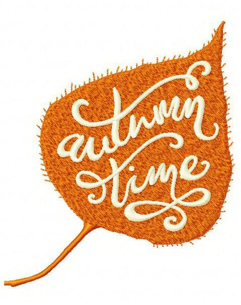 Autumn sale machine embroidery design