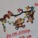 funny monkeys embroidery design