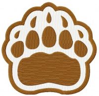 Brown Bears alternative logo embroidery design