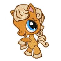 Pony  embroidery design