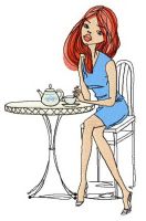 Tea time 3 embroidery design