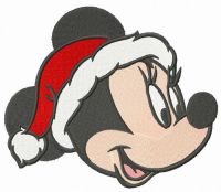 Minnie's X-mas embroidery design