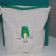 Small bag with funny frog free embroidery design
