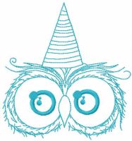 Owl holiday free embroidery design