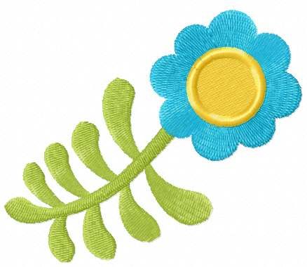 Flower decoration free_embroidery design
