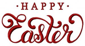 Happy Easter 8 embroidery design
