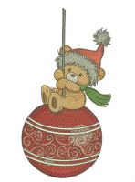 Christmas attraction embroidery design