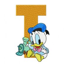 Donald Duck Letter T Train