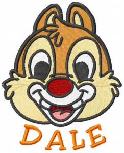 Dale muzzle embroidery design