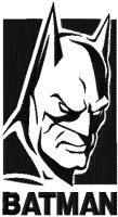 Batman - Evil Fears The Knight embroidery design
