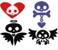 Skelanimals Elements Pack embroidery design