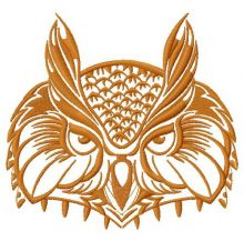 Wise owl 4 embroidery design
