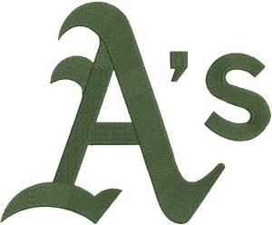 Athletics Primary logo embroidery design