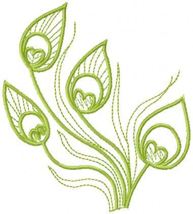 Green grass free embroidery design