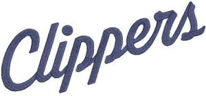 Los Angeles Clippers Jersey Logo embroidery design