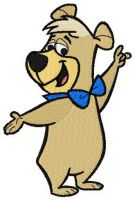 Boo Boo bear embroidery design