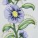 Free machine embroidery design with Fantastic Violet Flower