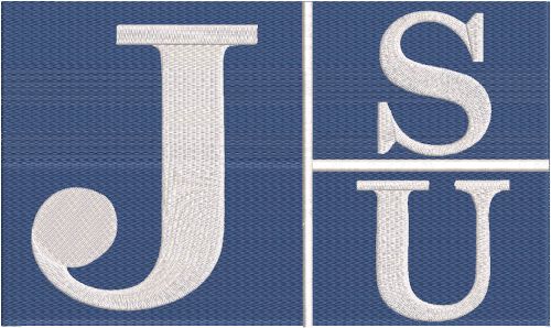 Jackson State Tigers primary logo embroidery design