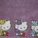 Hello Kitty Summer Day embroidered design on towel