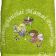 Bath towel with Two flying fairies embroidery design