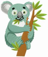 Koala embroidery design