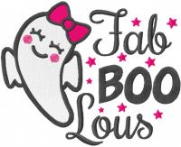 Fab boo lous embroidery design