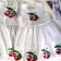 Dress with cherry free embroidery design