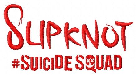 Suicide Squad Slipknot 3 machine embroidery design