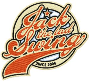 Jack The Lad Swing Logo embroidery design