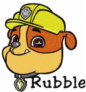 Rubble 1 embroidery design