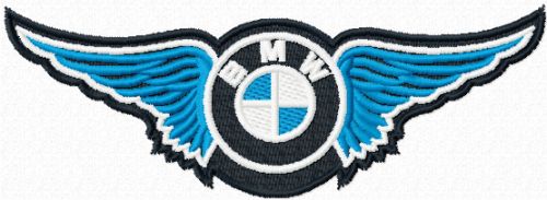 BMW logo machine embroidery design