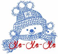 Christmas Snowmen free embroidery design