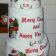 Christmas bath cake with Christmas embroidery designs