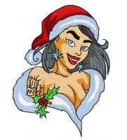 Let it snow 3 embroidery design