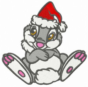Thumper's X-mas embroidery design