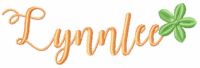 Lynnlee name free embroidery design